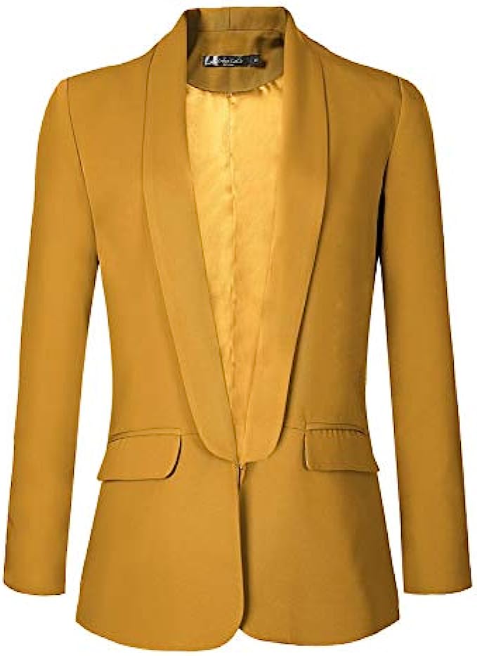 Urban CoCo Women&#039;s Office Blazer Jacket Open Front