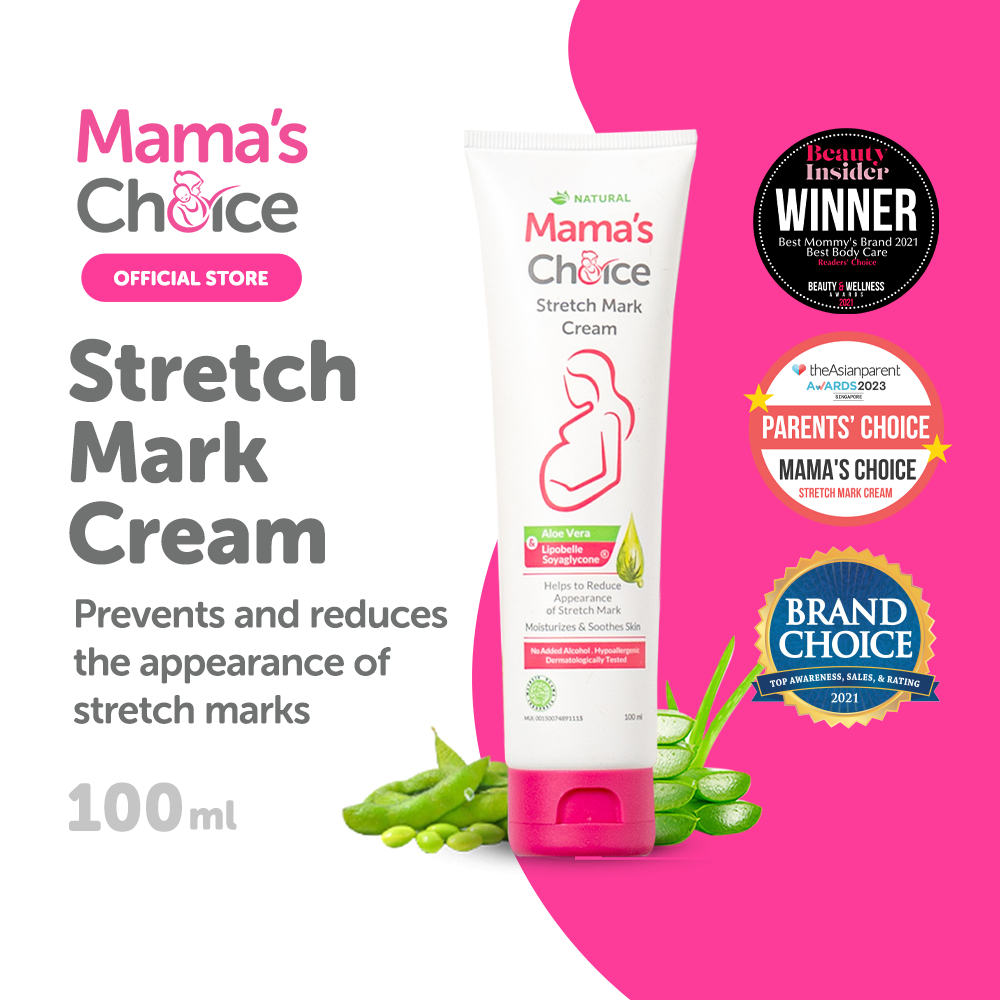 Mama&#039;s Choice Stretch Mark Cream (Safe, halal and natural skincare for pregnancy)