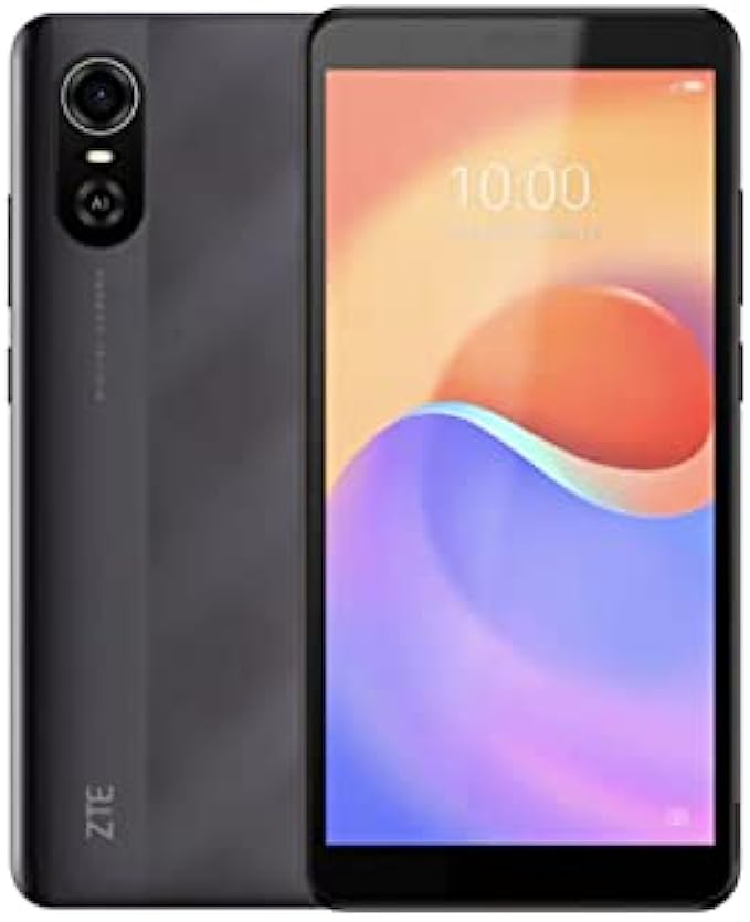 ZTE Blade A31 5.45&quot; 18:9 Display, 8MP Camera Octa-Core Android 11 Go (LTE USA Latin Caribbean) 4G LTE GSM Unlocked Smartphone - International Version (Grey)