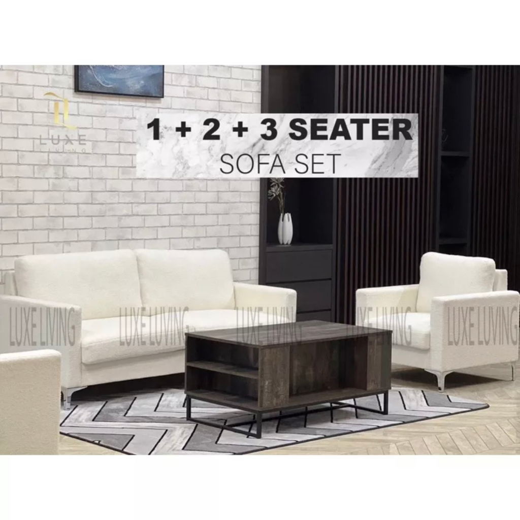[FREE SHIPPING] Ava Sofa Set 1/2/3 Seater | Living Room | Sofa | Modern